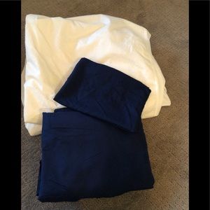 Twin navy bedding set